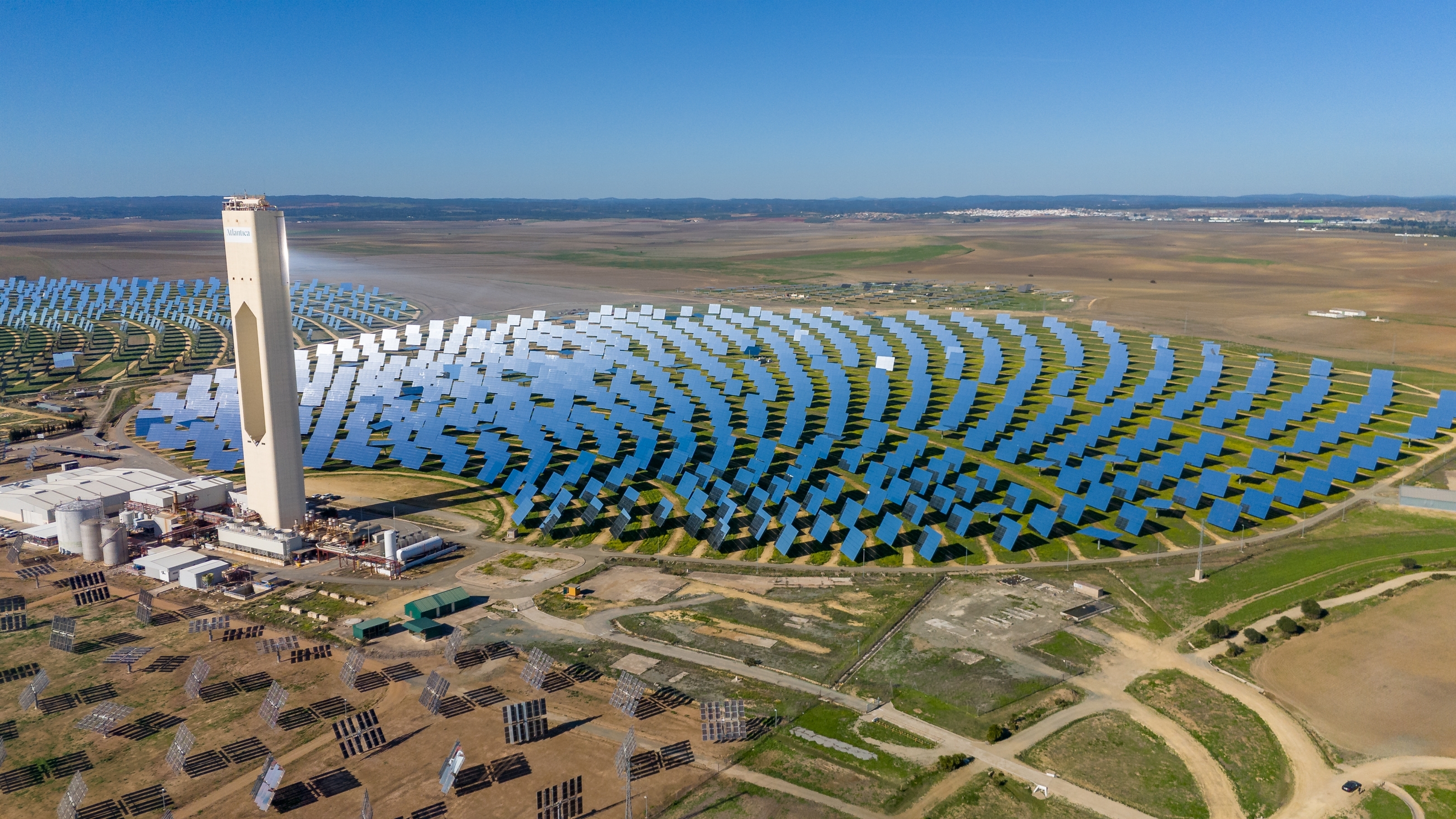Solarturmanlage bei Sevilla, Spanien